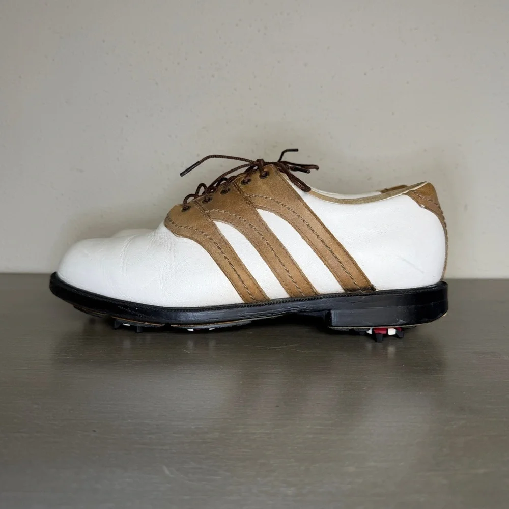 adidas White and Tan Men's Oxfords
